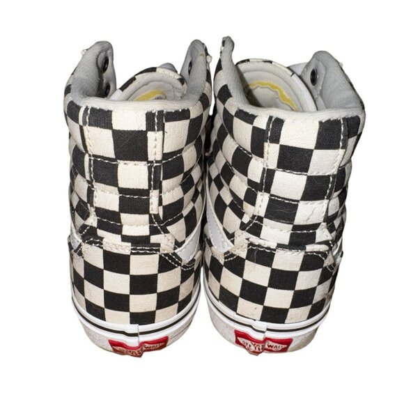 Vans Womens Filmore Hi Checkerboard Black/White Sneakers Size 10 Skater Surfer - Picture 3 of 9